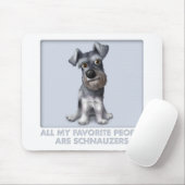 Schnauzer Favoriet Muismat (Met muis)