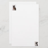 Schnauzer Felt Paper Briefpapier (Voorkant / Achterkant)