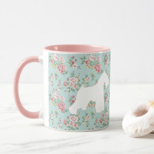 Schnauzer Flower Coffee Mok