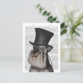 Schnauzer, Formele hond en Pet Briefkaart (Staand voorkant)