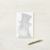 Schnauzer, Formele hond en Pet Post-it® Notes (Op bureau)