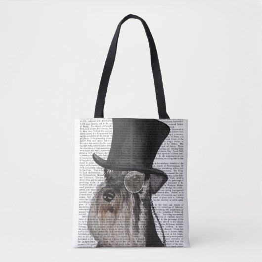 Schnauzer, Formele hond en Pet Tote Bag (Voorkant)