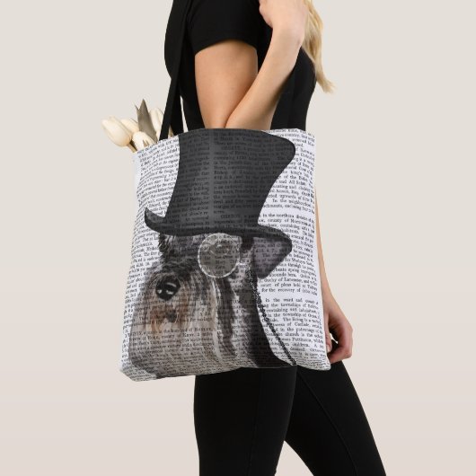 Schnauzer, Formele hond en Pet Tote Bag (Dichtbij)