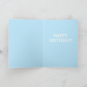 Schnauzer Funny Hungry Birthday Kaart (Binnen)