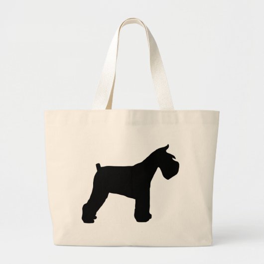 Schnauzer Gear Grote Tote Bag (Voorkant)