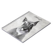 Schnauzer (Giant) - Cute Original Dog Art Notitieboek (Linkerzijde)