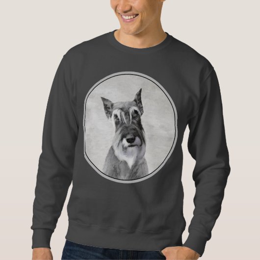 Schnauzer (Giant) - Cute Original Dog Art Trui (Voorkant)