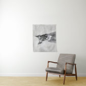 Schnauzer (Giant) - Cute Original Dog Art Wandkleed (In situ)