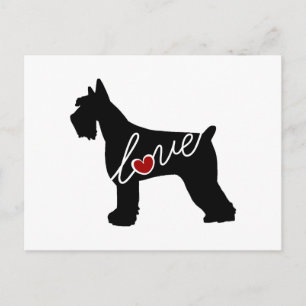 Schnauzer/Giant Schnauzer Love Briefkaart