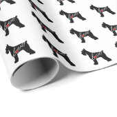 Schnauzer/Giant Schnauzer Love Cadeaupapier (Rol Hoek)