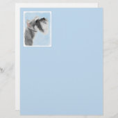 Schnauzer (Giant, Standard) Schnauzer - Dog Art (Voorkant / Achterkant)