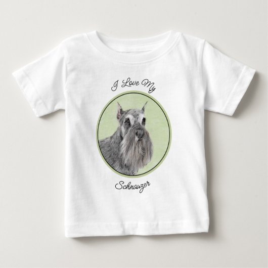 Schnauzer (Giant, Standard) Schnauzer - Dog Art (Voorkant)