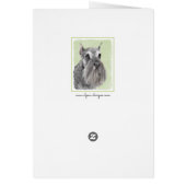 Schnauzer (Giant, Standard) Schnauzer - Dog Art (Achterkant)