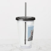 Schnauzer (Giant, Standard) Schnauzer - Dog Art Acryl Drinkbeker (Rechts)