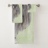 Schnauzer (Giant, Standard) Schnauzer - Dog Art Bad Handdoek (Insitu)