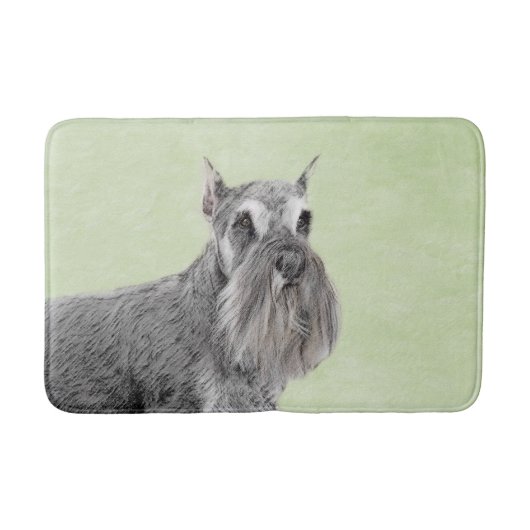 Schnauzer (Giant, Standard) Schnauzer - Dog Art Badmat (Voorkant)