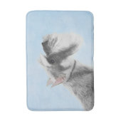 Schnauzer (Giant, Standard) Schnauzer - Dog Art Badmat (Voorkant Verticaal)
