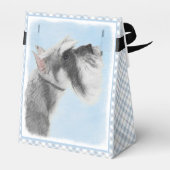 Schnauzer (Giant, Standard) Schnauzer - Dog Art Bedankdoosjes (Achterkant)