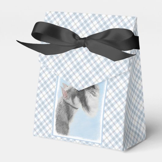 Schnauzer (Giant, Standard) Schnauzer - Dog Art Bedankdoosjes (Voorkant Zijde)