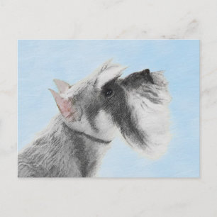 Schnauzer (Giant, Standard) Schnauzer - Dog Art Briefkaart