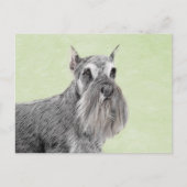Schnauzer (Giant, Standard) Schnauzer - Dog Art Briefkaart (Voorkant)