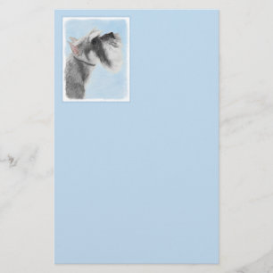 Schnauzer (Giant, Standard) Schnauzer - Dog Art Briefpapier