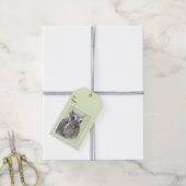 Schnauzer (Giant, Standard) Schnauzer - Dog Art Cadeaulabel (Met Touw)