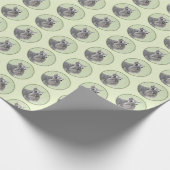 Schnauzer (Giant, Standard) Schnauzer - Dog Art Cadeaupapier (Hoek)