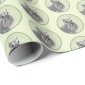 Schnauzer (Giant, Standard) Schnauzer - Dog Art Cadeaupapier (Rol Hoek)