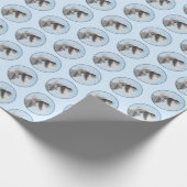 Schnauzer (Giant, Standard) Schnauzer - Dog Art Cadeaupapier (Hoek)