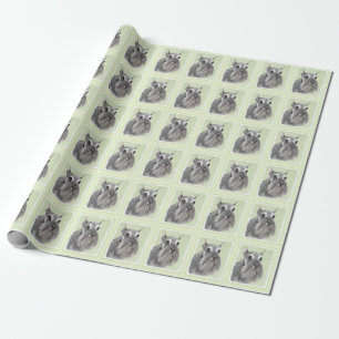 Schnauzer (Giant, Standard) Schnauzer - Dog Art Cadeaupapier