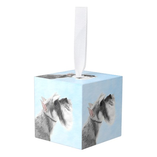 Schnauzer (Giant, Standard) Schnauzer - Dog Art Decoratie (Voorkant hoekig)