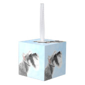 Schnauzer (Giant, Standard) Schnauzer - Dog Art Decoratie (Achter hoekig)
