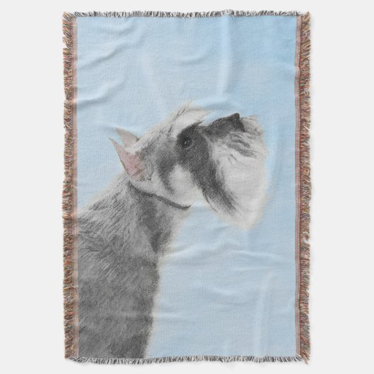 Schnauzer (Giant, Standard) Schnauzer - Dog Art Deken (Voorkant Verticaal)