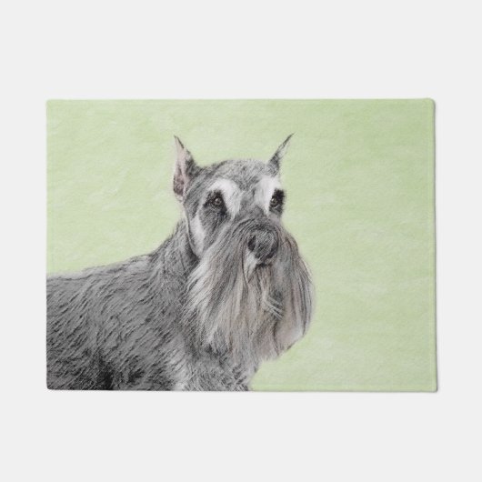 Schnauzer (Giant, Standard) Schnauzer - Dog Art Deurmat (Voorkant)