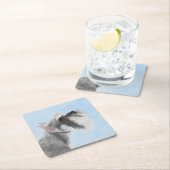 Schnauzer (Giant, Standard) Schnauzer - Dog Art Kartonnen Onderzetters (Insitu)