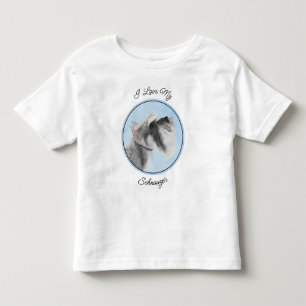 Schnauzer (Giant, Standard) Schnauzer - Dog Art Kinder Shirts