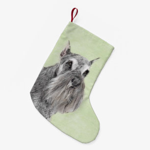 Schnauzer (Giant, Standard) Schnauzer - Dog Art Kleine Kerstsok