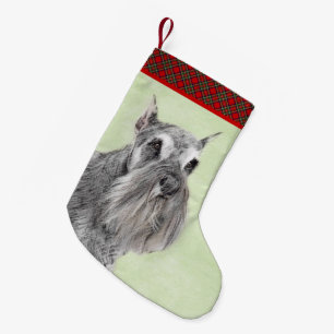 Schnauzer (Giant, Standard) Schnauzer - Dog Art Kleine Kerstsok