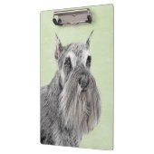 Schnauzer (Giant, Standard) Schnauzer - Dog Art Klembord (Links)