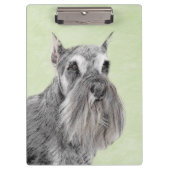 Schnauzer (Giant, Standard) Schnauzer - Dog Art Klembord (Voorkant)