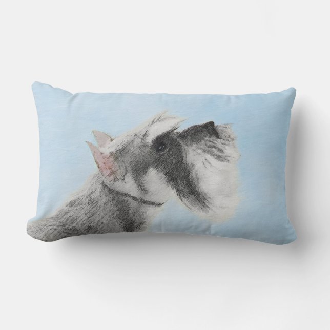 Schnauzer (Giant, Standard) Schnauzer - Dog Art Kussen (Voorkant)