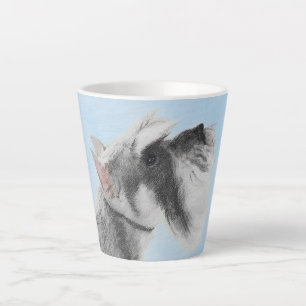 Schnauzer (Giant, Standard) Schnauzer - Dog Art Latte Mok