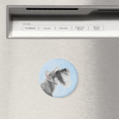 Schnauzer (Giant, Standard) Schnauzer - Dog Art Magneet (Insitu (Vaatwasser))
