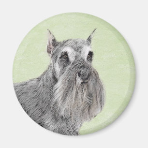 Schnauzer (Giant, Standard) Schnauzer - Dog Art Magneet