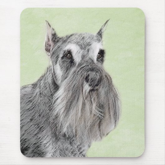 Schnauzer (Giant, Standard) Schnauzer - Dog Art Muismat (Voorkant)