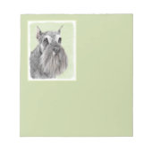 Schnauzer (Giant, Standard) Schnauzer - Dog Art Notitieblok (Voorkant)