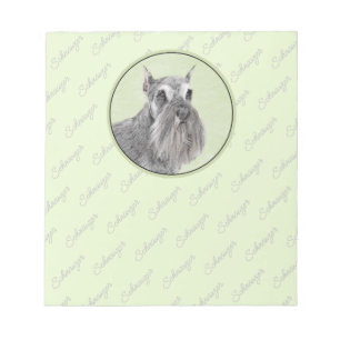 Schnauzer (Giant, Standard) Schnauzer - Dog Art Notitieblok