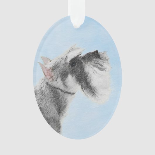 Schnauzer (Giant, Standard) Schnauzer - Dog Art Ornament (voorkant)
