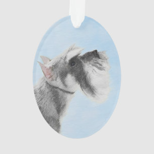 Schnauzer (Giant, Standard) Schnauzer - Dog Art Ornament